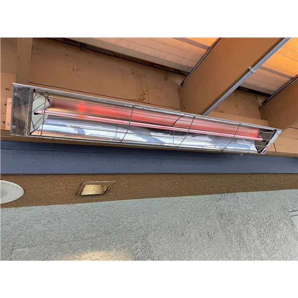 INFRATECH 60" STAINLESS STEEL COMMERCIAL HARD WIRED INFRARED OUTDOOR PATIO WALL HEATER