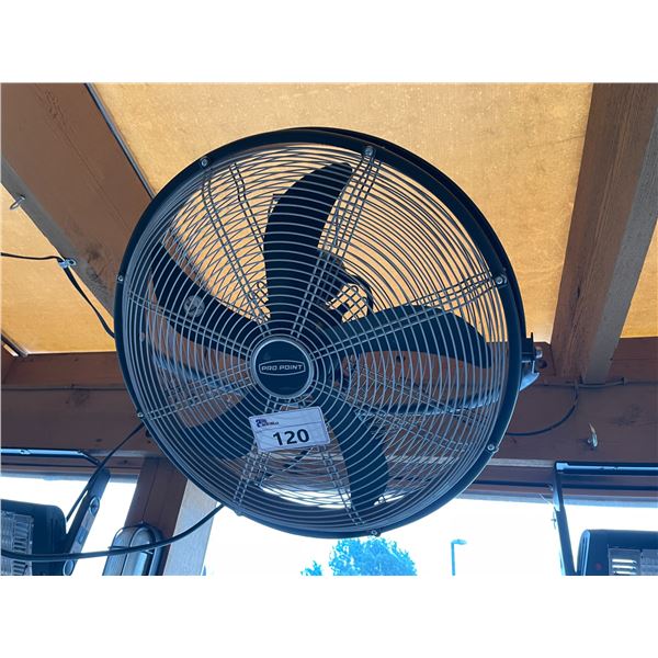 PRO POINT ELECTRIC WALL HUNG OUTDOOR PATIO FAN