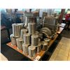 Image 2 : ASSORTED STACKS OF COMMERCIAL STAINLESS STEEL INSERTS & LIDS