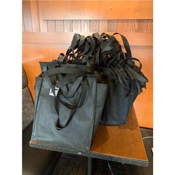 APPROX. 40 INSULATED REUSABLE FOOD TAKEOUT/DELIVERY BAGS