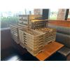 Image 1 : ASSORTED COMMERCIAL PLASTIC DISH / GLASS RACKS