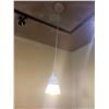 Image 1 : APPROX. 20 STAINLESS STEEL / GLASS SINGLE HANGING LIGHTING PENDANTS