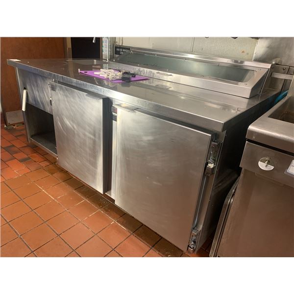 NORTHWESTERN SYSTEMS CO STAINLESS STEEL COMMERCIAL 2 DOOR WITH HANDWASH STATION