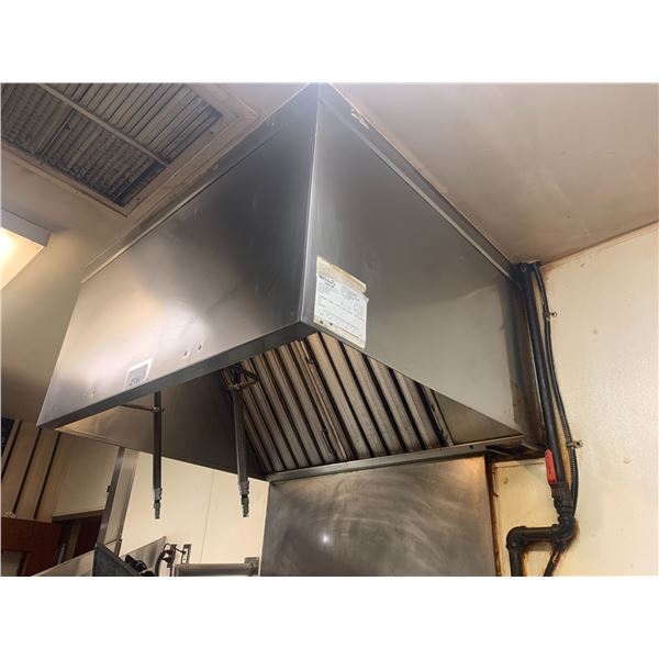 NATIONAL VENT 2 HEAD STAINLESS STEEL COMMERCIAL FIRE SUPPRESSION SYSTEM