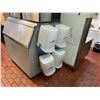 Image 2 : 2 MANITOWOC STAINLESS STEEL COMMERCIAL ELECTRIC ICE MAKERS WITH LARGE COMMERCIAL ICE HOPPER &