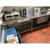 Image 1 : TERMINAL STAINLESS STEEL COMMERCIAL CORNER WORK STATION WITH 2 BAY SINK & SINGLE DRAWER 95"W