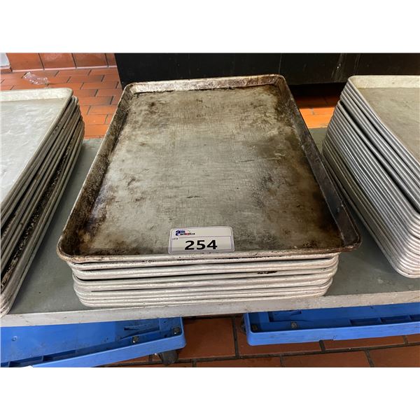 STACK OF 25" X 17" COMMERCIAL BAKING SHEETS