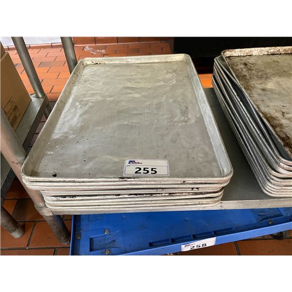 STACK OF 25" X 17" COMMERCIAL BAKING SHEETS