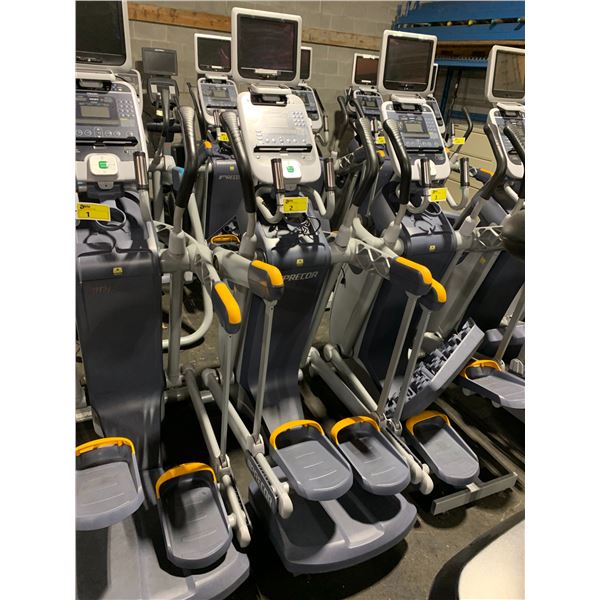 PRECOR USA 100I COMMERCIAL 110V ADAPTIVE MOTION TRAINER WITH CARDIO THEATER DISPLAY & CUP HOLDER