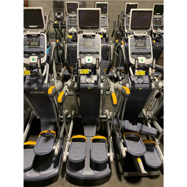 PRECOR USA 100I COMMERCIAL 110V ADAPTIVE MOTION TRAINER WITH CARDIO THEATER DISPLAY & CUP HOLDER