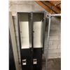 Image 2 : BLACK/GREY 4 DOOR COMMERCIAL LOCKER APPROX. 6'H X 15"D X 2'W