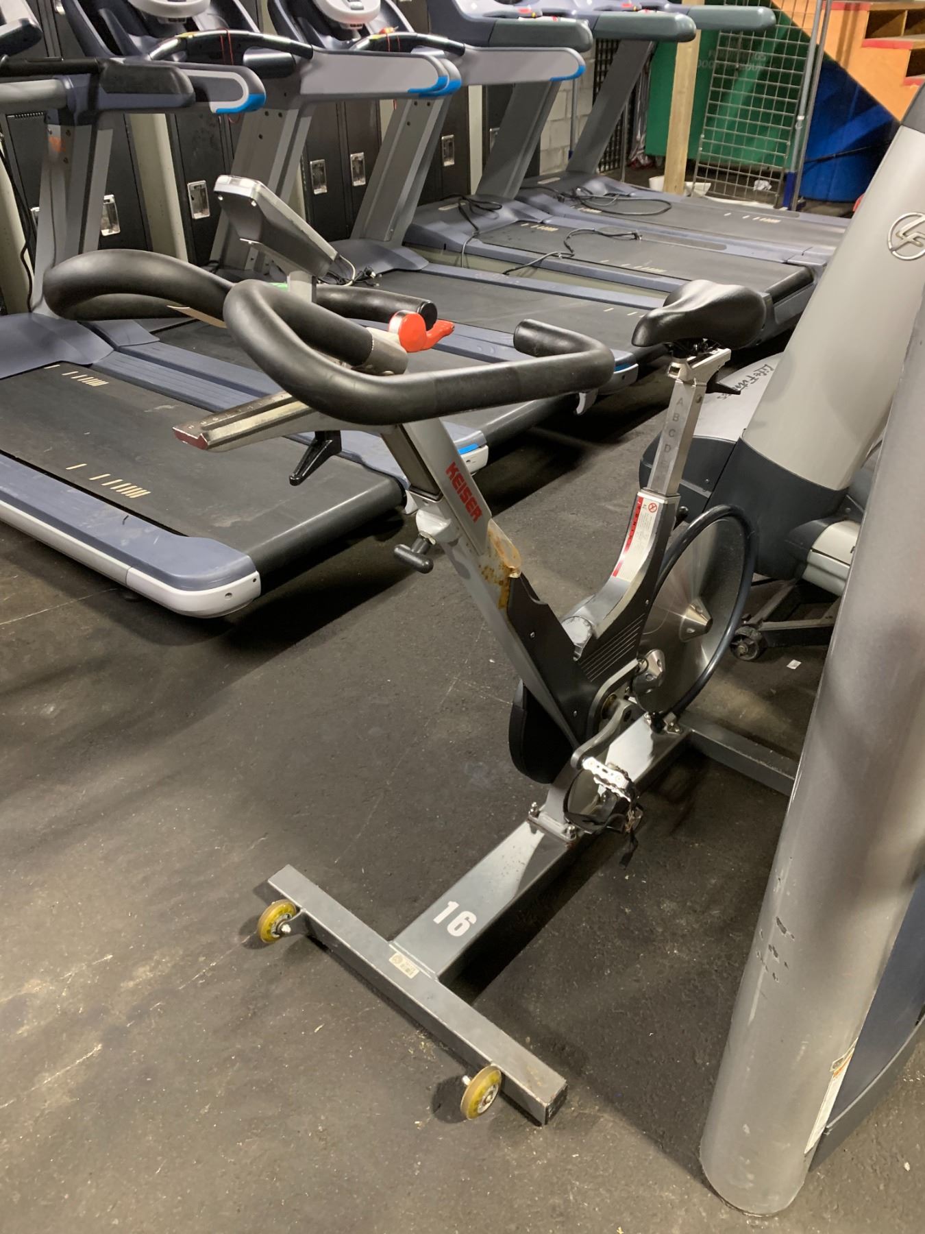 KEISER M3 COMMERCIAL SPIN BIKE WITH DIGITAL DISPLAY SCREEN - Able Auctions