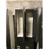 Image 2 : BLACK/GREY 4 DOOR COMMERCIAL LOCKER APPROX. 6'H X 15"D X 2'W