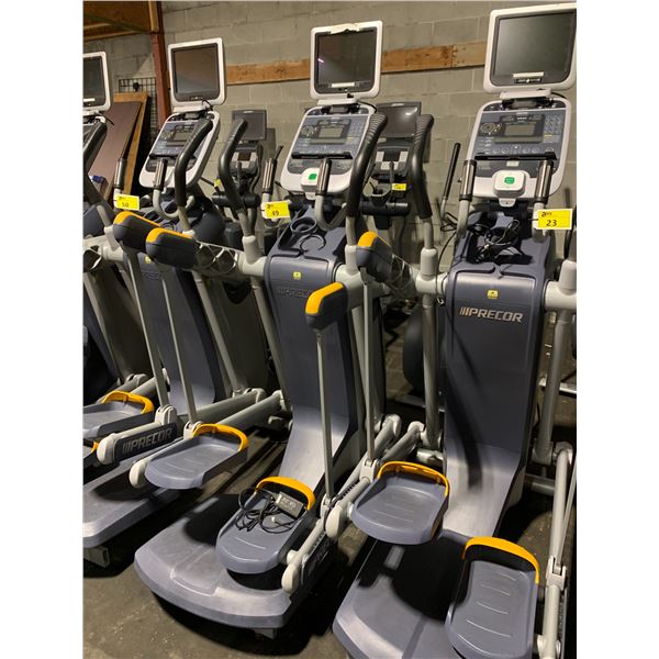 PRECOR USA 100I COMMERCIAL 110V ADAPTIVE MOTION TRAINER WITH CARDIO THEATER DISPLAY & CUP HOLDER