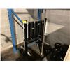 Image 1 : PAIR OF MOBILE COMMERCIAL WEIGHT RACKS APPROX. 42"H X 38"W