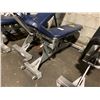 Image 2 : FLEX FITNESS COMMERCIAL BLUE ADJUSTABLE FLAT TO INCLINE BENCH