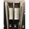 Image 2 : BLACK/GREY 4 DOOR COMMERCIAL LOCKER APPROX. 6'H X 15"D X 2'W