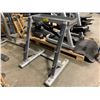 Image 1 : LIFE FITNESS GREY TILTED COMMERCIAL EXERCISE / BAR RACK