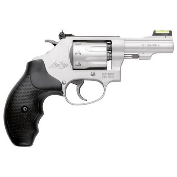 S&W 317 AIRLITE .22LR 3" AS SS 8-SHOT HI-VIZ RUBBER