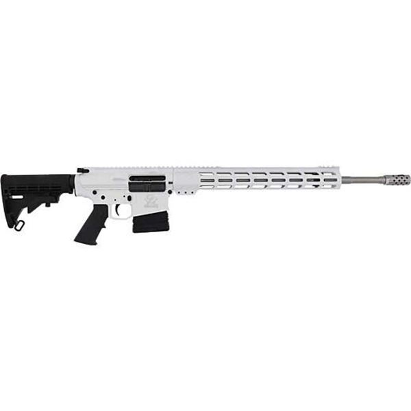 GLFA AR10 RIFLE 6.5CM 20" S/S BBL 10-SHOT WHITE