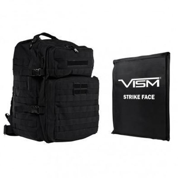 VISM 2974 Backpack w/11"X14" Soft Panel - Black (Build to Order)