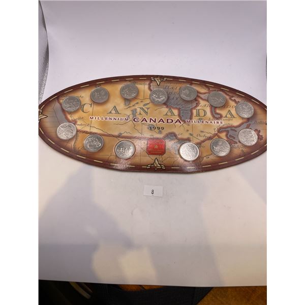 1999 Millennium Canadian Quarter Set