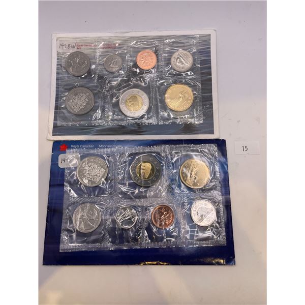 1998   1999 Canadian Proof Sets