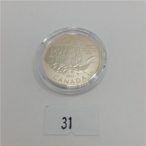 RCM $20 Fine Silver Coin - Iceberg