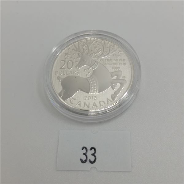 RCM $20 Fine Silver Coin - Magical Reindeer