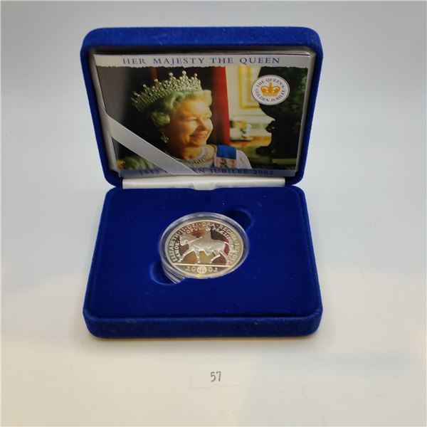 Royal Mint 1952-2002 Golden Jubilee Silver Proof Crown