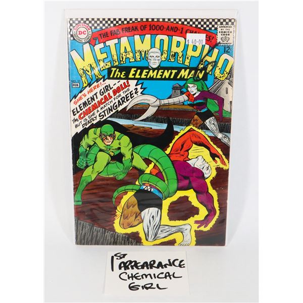 DC METAMORPHO THE ELEMENT MAN ISSUE #10
