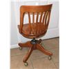 Image 2 : VINTAGE H. KRUG ONTARIO WOODEN BANKERS CHAIR