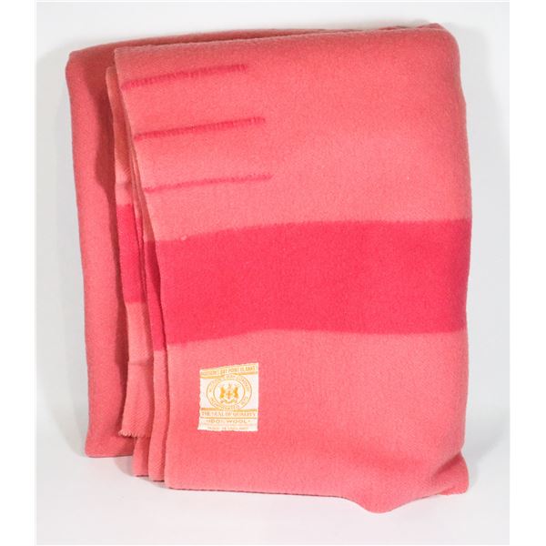 HUDSONS BAY BLANKET 100% WOOL