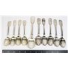 Image 1 : BUNDLE OF FIDDLE PATTERN SILVER SPOONS