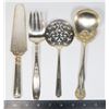 Image 1 : BUNDLE OF ASSORTED SILVER PLATED SERVING