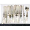 Image 1 : LARGE BUNDLE OF SILVER PLATED BUTTER KNIVES