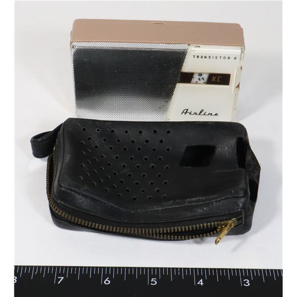 VINTAGE TRANSISTOR 6 KC AIRLINE RADIO