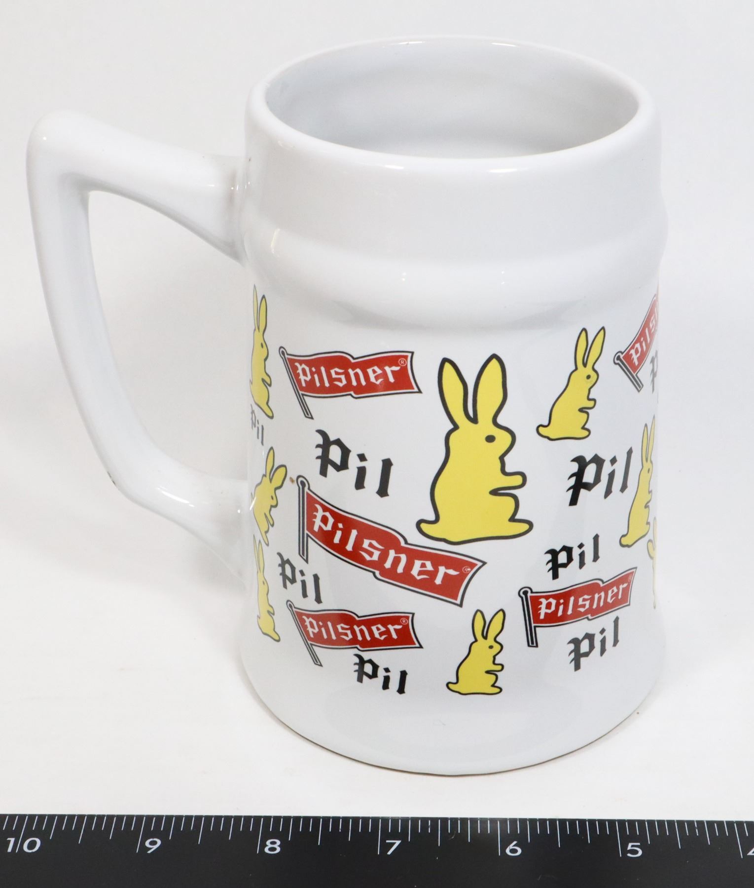 PILSNER BUNNY STEIN MUG 5.5
