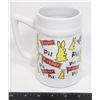Image 1 : PILSNER BUNNY STEIN MUG 5.5" TALL BREWERIANA