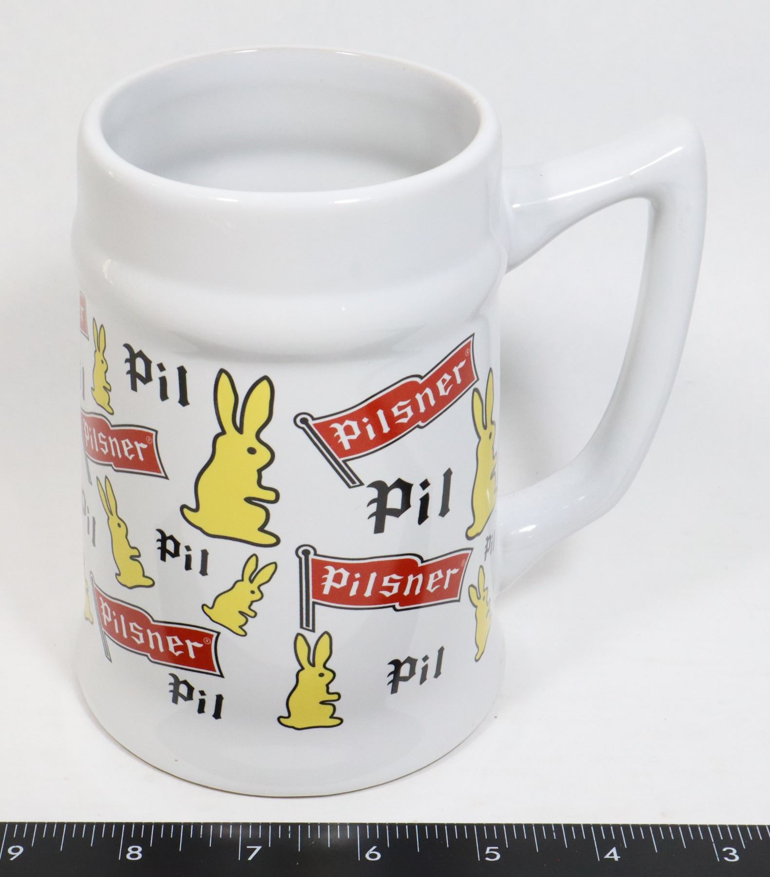 PILSNER BUNNY STEIN MUG 5.5