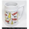 Image 2 : PILSNER BUNNY STEIN MUG 5.5" TALL BREWERIANA