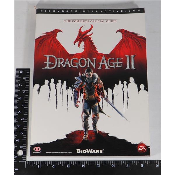 DRAGON AGE II THE COMPLETE OFFICIAL GUIDE BOOK