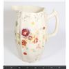 Image 1 : APPROX 1890S FLORAL WATER PITCHER