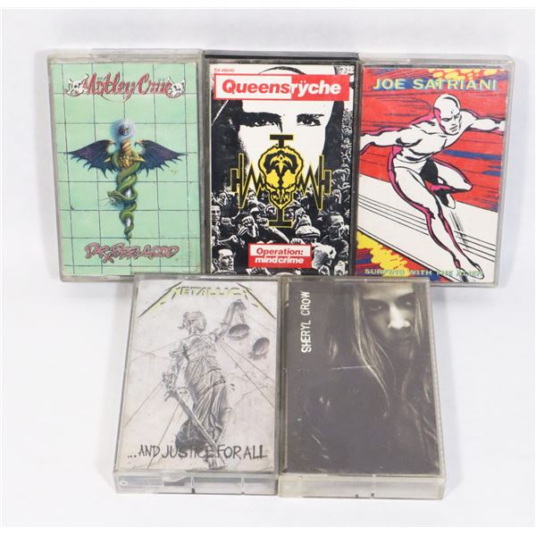 COLLECTION OF CASSETTE TAPES INCLUDING METALLICA
