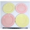 Image 1 : VINTAGE MEDALTA POTTERIES 4 LUNCH PLATES, AND