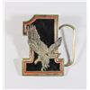 Image 1 : "1" EAGLE BELT BUCKLE MARKED 1975