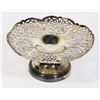 Image 1 : SMALL EP SILVER PEDESTAL TRAY