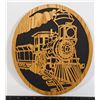 Image 1 : WOODEN STEAM TRAIN WALL HANGING