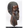 Image 1 : WOOD CARVED AFRICAN BUST ABOUT 10" TALL