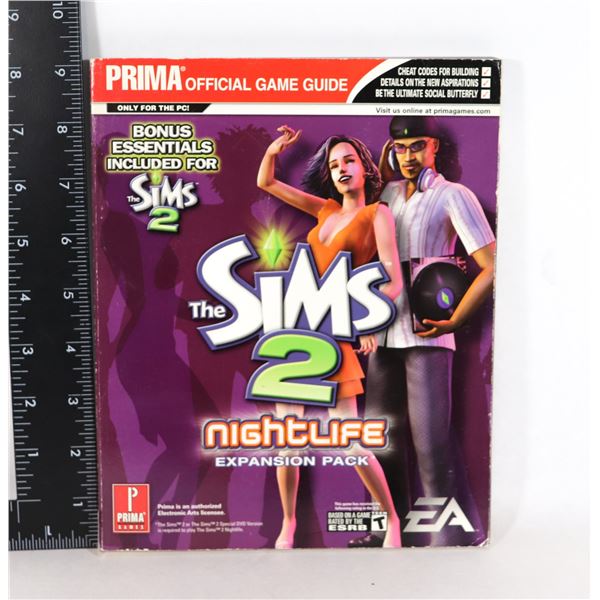 THE SIMS 2 NIGHTLIFE PRIMA OFFICIAL GAME GUIDE